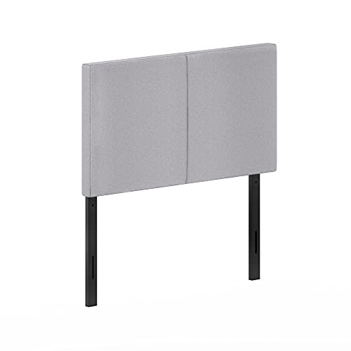 Furinno Roanne Upholstered Headboard, Twin, Glacier - color: Glacier, style: Twin-Plain