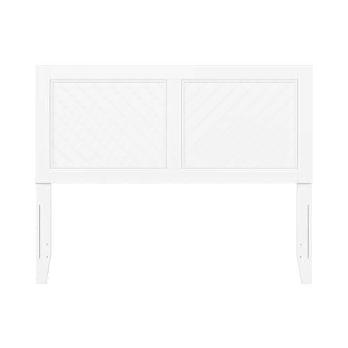 AFI, Canyon Full Solid Wood Rustic Farmhouse Headboard, White - color: White, size: Full
