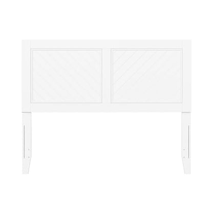 AFI, Canyon Full Solid Wood Rustic Farmhouse Headboard, White - color: White, size: Full