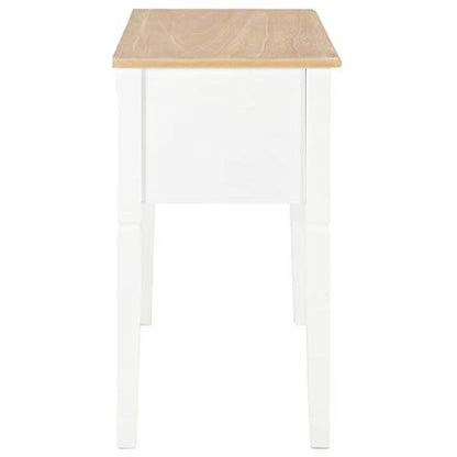 Home Office Desk,Modern Minimalist Style Game Table,Writing Desk for Student Study, Bedroom Dresser,Writing Desk White 43.1"x17.7"x30.5" Wood