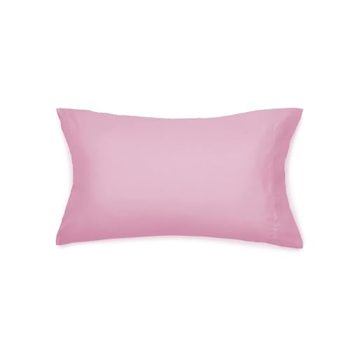 Amazon Basics 3-Piece Soft Microfiber Kid's Comforter and Pillow Sham Set, Full/Queen, Light Pink, Solid - color: Light Pink, size: Full/Queen