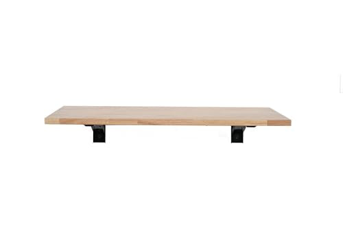 SafeRacks 48" Heavy Duty Wall Mounted Folding Table & Workbench - size: 48"