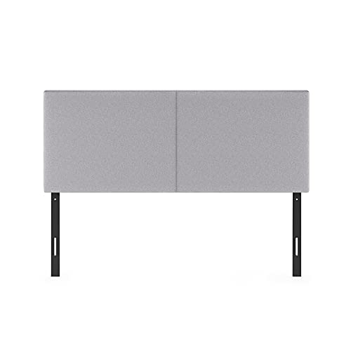 Furinno Roanne Upholstered Headboard, Full, Glacier - color: Glacier, style: Full-Plain