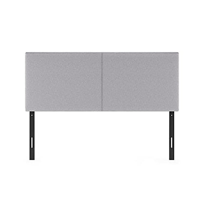 Furinno Roanne Upholstered Headboard, Full, Glacier - color: Glacier, style: Full-Plain