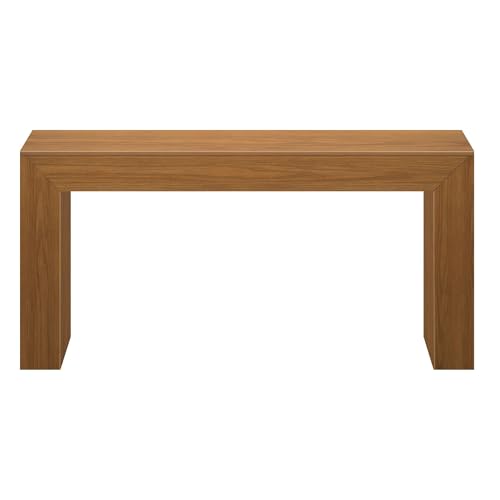 Plank+Beam Grand Console Table, 66 Inch, Pecan Wirebrush | Perfectly Balanced Design, Non-Toxic Finishes, Hassle-Free Setup, Easy Assembly, Solid Wood - color: Pecan Wirebrush, size: 66 Inch without Shelf