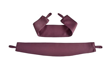 Room Darkening Grommet Thermal Insulated Blackout Window Curtains Panels for Bedroom Set of 2 52x95 Inch Aubergine, Bonus 2 Tie Backs Included - color: Aubergine, size: 52"W x 95"L (Pack of 2)