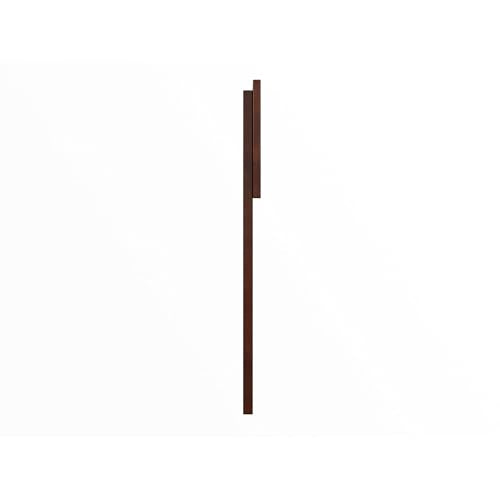 AFI, Orlando Full Adjustable Modern Solid Wood Panel Headboard, Walnut - color: Walnut, size: Full