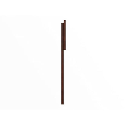 AFI, Orlando Full Adjustable Modern Solid Wood Panel Headboard, Walnut - color: Walnut, size: Full