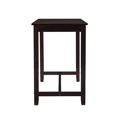 Linon 36 inch Height Pub Claridge Table, Walnut Counter - color: Walnut, size: Counter Height