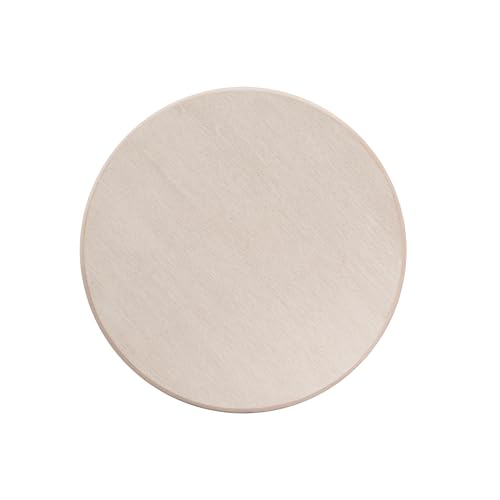 East West Furniture AMT-ABC-TP Antique Modern Kitchen Table - a Round Dining Table Top with Pedestal Base, 36x36 Inch, Butter Cream - color: Butter Cream