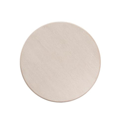 East West Furniture AMT-ABC-TP Antique Modern Kitchen Table - a Round Dining Table Top with Pedestal Base, 36x36 Inch, Butter Cream - color: Butter Cream
