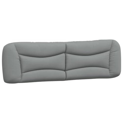Wall Mounted Headboard Cushion, King Size Bed Backrest Pillow for Reading and TV, Wavy Striped Fabric Upholstered Wall Panel, Light Grey, 80 Inch - color: Light Gray 4