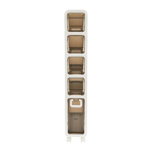 5-Tier Slim Bathroom Storage Cabinet,Narrow Floor Cabinets with Drawers and Wheels,Rolling Narrow Organizer for Small Spaces,Kitchen,Laundry,6.7”W - size: 5-Tier-6.7”W