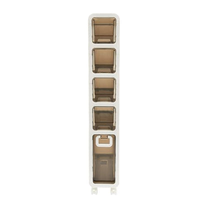 5-Tier Slim Bathroom Storage Cabinet,Narrow Floor Cabinets with Drawers and Wheels,Rolling Narrow Organizer for Small Spaces,Kitchen,Laundry,6.7”W - size: 5-Tier-6.7”W