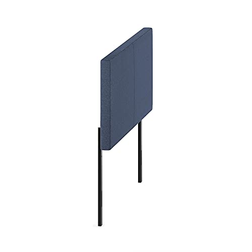 Furinno Roanne Upholstered Headboard, Queen, Denim - color: Denim, style: Queen-Plain