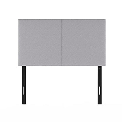 Furinno Roanne Upholstered Headboard, Twin, Glacier - color: Glacier, style: Twin-Plain
