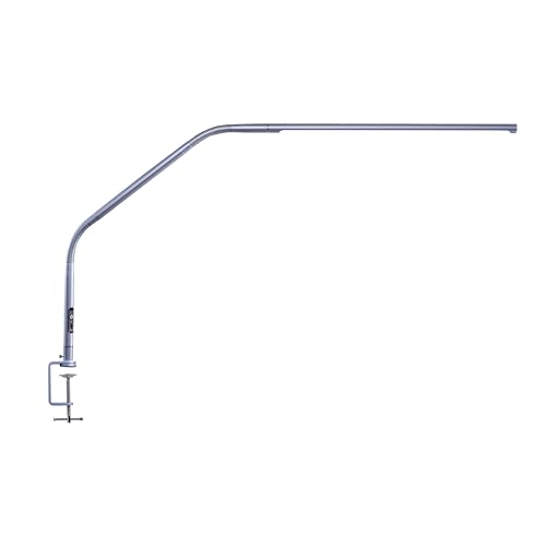 Daylight Slimline 4™ LED Table Lamp in Ice Grey - 6,000K, 3,200 Lux, 4 Brightness Levels, USB-C Charging Port, Anti-Glare Diffuser, Flexible Design, Art & Craft, Sewing, Nail Salon - color: Ice Grey, size: Table Lamp, style: Slimline 4
