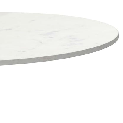 SIMPLIHOME Whitley 72" Wide Solid Mango Wood Dining Table in Black - color: White Marble/Antique Silver