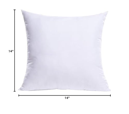 MIULEE 14x14 Inch Throw Pillow Insert for Couch Sofa Bed | Premium Virgin Filling, Soft Brushed Fabric, Decorative Pillow, Lumbar Back and Neck Support - size: 14x14 Inch