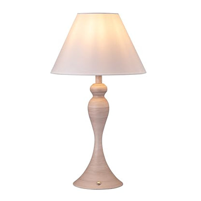 O'Bright Ember Rechargeable Table Lamp (Whitewashed) - color: Whitewashed