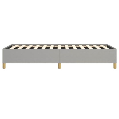 Twin XL Bed Frame, Modern Upholstered Platform Bed with Breathable Fabric, Solid Engineered Wood Foundation, Light Grey, 13.8 Inch Low Profile - color: Light Gray, size: Twin XL & 13.8"