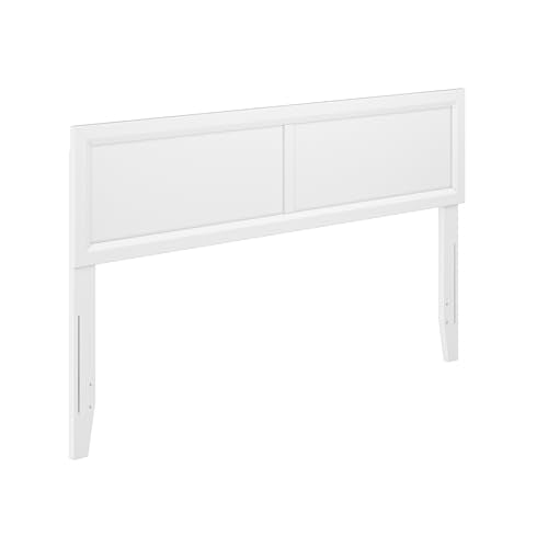 AFI, Sophia Adjustable Modern Queen Wood Headboard, White - color: White, size: Queen (U.S. Standard)