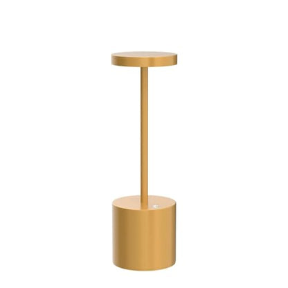 2Pack Cordless Table Lamp, Rechargeable LED Battery 5000mAh Metal USB Portable Powered Desk Lamp, 3 Levels Brightness Light for Restaurants Outdoor (2pack 10.25in Gold) | Battery 5000mAh Metal USB Portable Powered Desk Lamp, 3 Levels Brightness Light for