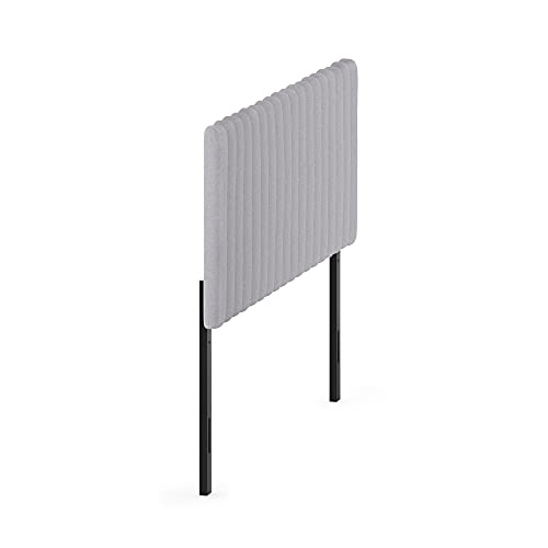 Furinno Roanne Upholstered Tufted Headboard, Queen, Glacier - color: Glacier, style: Queen-Lines