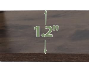 CROWNFURN 3 Tier Bookshelf 35.43" Width, Rustic Open 3 Shelf Short Bookcase with Metal Frame, Industrial Book Shelf for Home Office Bedroom Living Room (Rustic Brown)