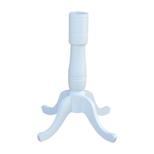 Whitewood Industries International Concepts 30" Round Top Pedestal Table, White - color: White