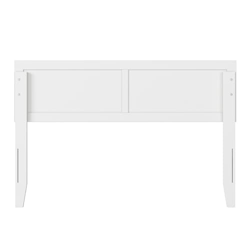 AFI, Sophia Adjustable Modern Full Wood Headboard, White - color: White, size: Full