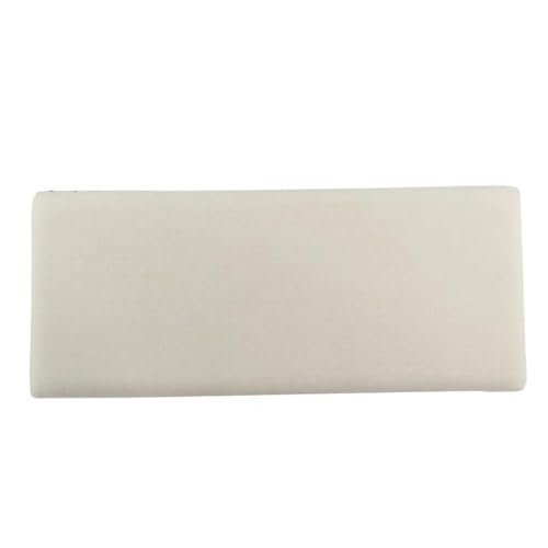HomePop 42" Storage Bench with Nailhead Trim - Cream - color: Cream