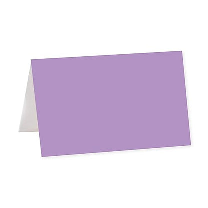 Andaz Press Table Tent Printable Place Cards, Lavender 20-Pack, Seat Placement Cards For Table Settings Name Cards for Bridal Wedding, School Graduation Food Card Purple Place Cards - color: Lavender