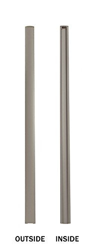 GOF Partition Part : End Bar 4ft / 48" H, end Cover Full Fabric/Partial Glass Panels, end bar Workplace Room Divider - size: 48"H End Bar