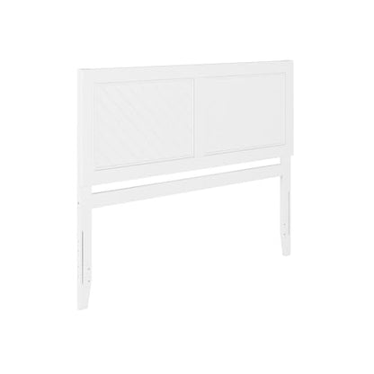 AFI, Canyon Queen Solid Wood Rustic Farmhouse Headboard, White - color: White, size: Queen (U.S. Standard)