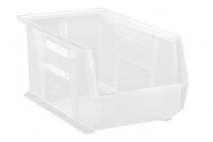 15" x 8" x 7" (6 Pack) Plastic Stackable Storage Bin, Clear - color: Clear, size: 6 Pack