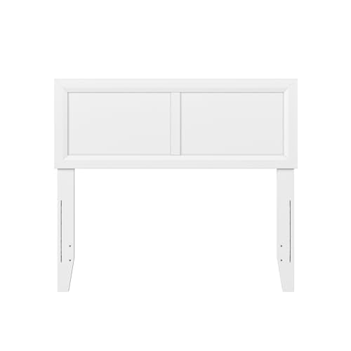 AFI, Sophia Adjustable Modern Twin Wood Headboard, White - color: White, size: Twin