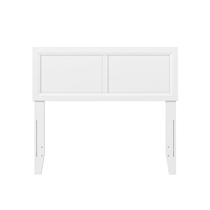 AFI, Sophia Adjustable Modern Twin Wood Headboard, White - color: White, size: Twin