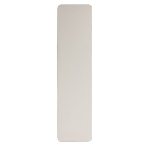 EMMA + OLIVER 6-Foot White Plastic Folding Table | Lightweight, Easy Storage, Event and Banquet Table - color: Granite White