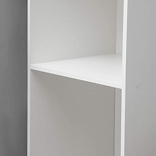 DormCo Yak About It Extra Tall Bookcase Table - White