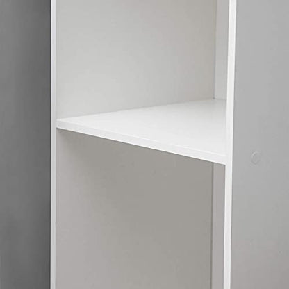 DormCo Yak About It Extra Tall Bookcase Table - White