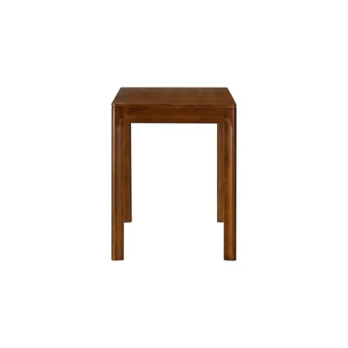 Flow Modern Wooden Rectangle Desk Table with Hidden Drawer – Waterproof & Heat Resistant, Dark Walnut - color: Dark Walnut, size: 47 Inch, style: Desk