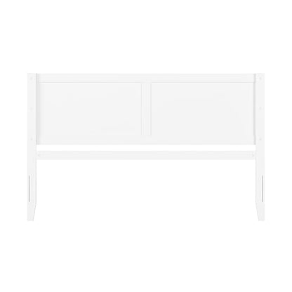 AFI, Canyon King Solid Wood Rustic Farmhouse Headboard, White - color: White, size: King (U.S. Standard)