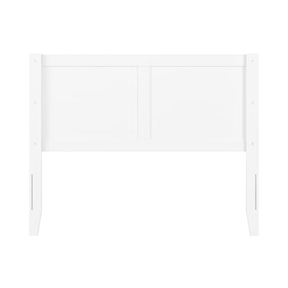 AFI, Canyon Full Solid Wood Rustic Farmhouse Headboard, White - color: White, size: Full