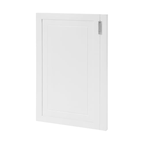 Room Divider Door White | Black Space Saving Sliding Partition Door for Doorways | Farmhouse Style Half Door w/Pull Rope | No-Drill Interior Door for Home Office & Studio (White, 21.65X35.4in) - color: White, size: 21.65X35.4in