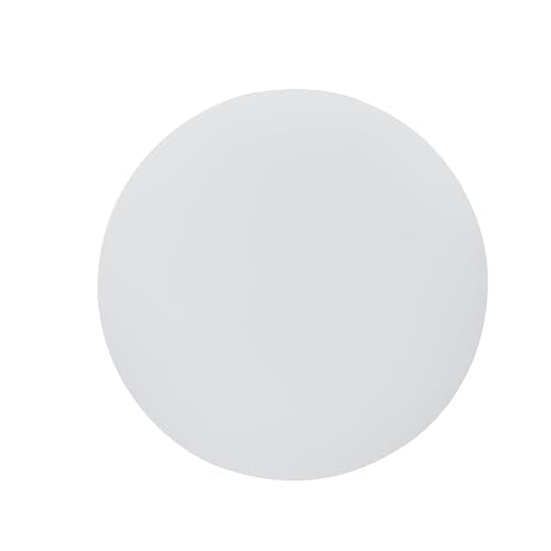 LeisureMod Bristol Collection 35" Round Bar Height Table, Modern MDF Top Pub with White Pedestal Base, Bistro Cocktail Table for Kitchen, Dining Room, Cafe, Restaurant & Home Bar, White - color: White, size: 35" Wide