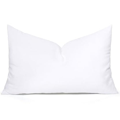 MIULEE 14x40 Inch Throw Pillow Insert for Couch Sofa Bed | Premium Virgin Filling, Soft Brushed Fabric, Rectangle Decorative Pillow, Lumbar Back and Neck Support - size: 14x40 Inch