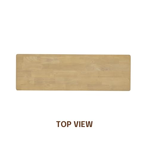 Flow 47-Inch Console Table, Modern Solid Wood Entryway Table with Hidden Drawer, Waterproof & Heat Resistant, Narrow Table for Hallway, Living Room & Foyer, Sand - color: Sand, size: 47 Inch, style: Console
