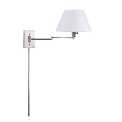 Kenroy Home 30110BS Simplicity Wall Swing Arms, Medium, Brushed Steel