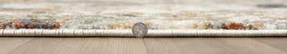 Keen Home Design Runner Rugs - 32"x119" Non-Shedding, Thick Pile Abstract Rugs for Kitchen, Living Room, Bedroom, Dining Room, Entryway - Size: 2'8" x 9'11", Skies Green - color: Skies Green, size: 2'8" x 9'11" (Runner)